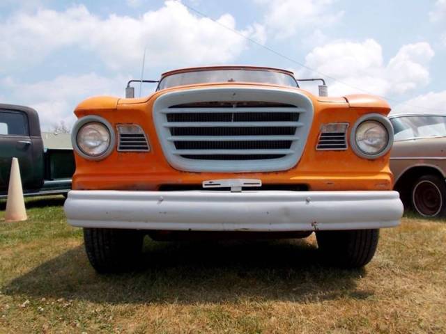 1963 studebaker champ short bed truck, matching 259 v8, 4 sp, nice patina rat