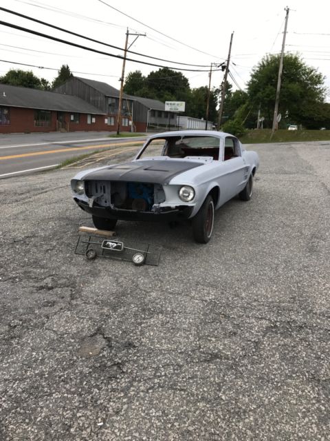 1967 ford mustang fastback s code 390 gta red on red highly optioned rare!!!