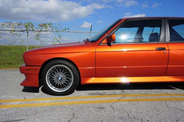 1988 bmw 3 series m3 20 miles valencia orange coupe s14 manual