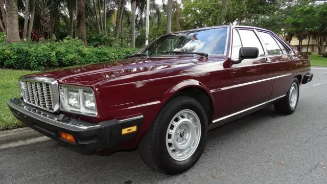 1984 maserati quattroporte ultra luxury sedan 31,000 real miles in great shape