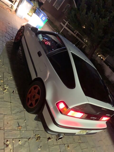 1990 honda civic coupe white fwd manual crx si