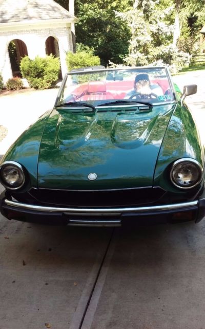 1979 fiat pininfarina spider 2000 convertible