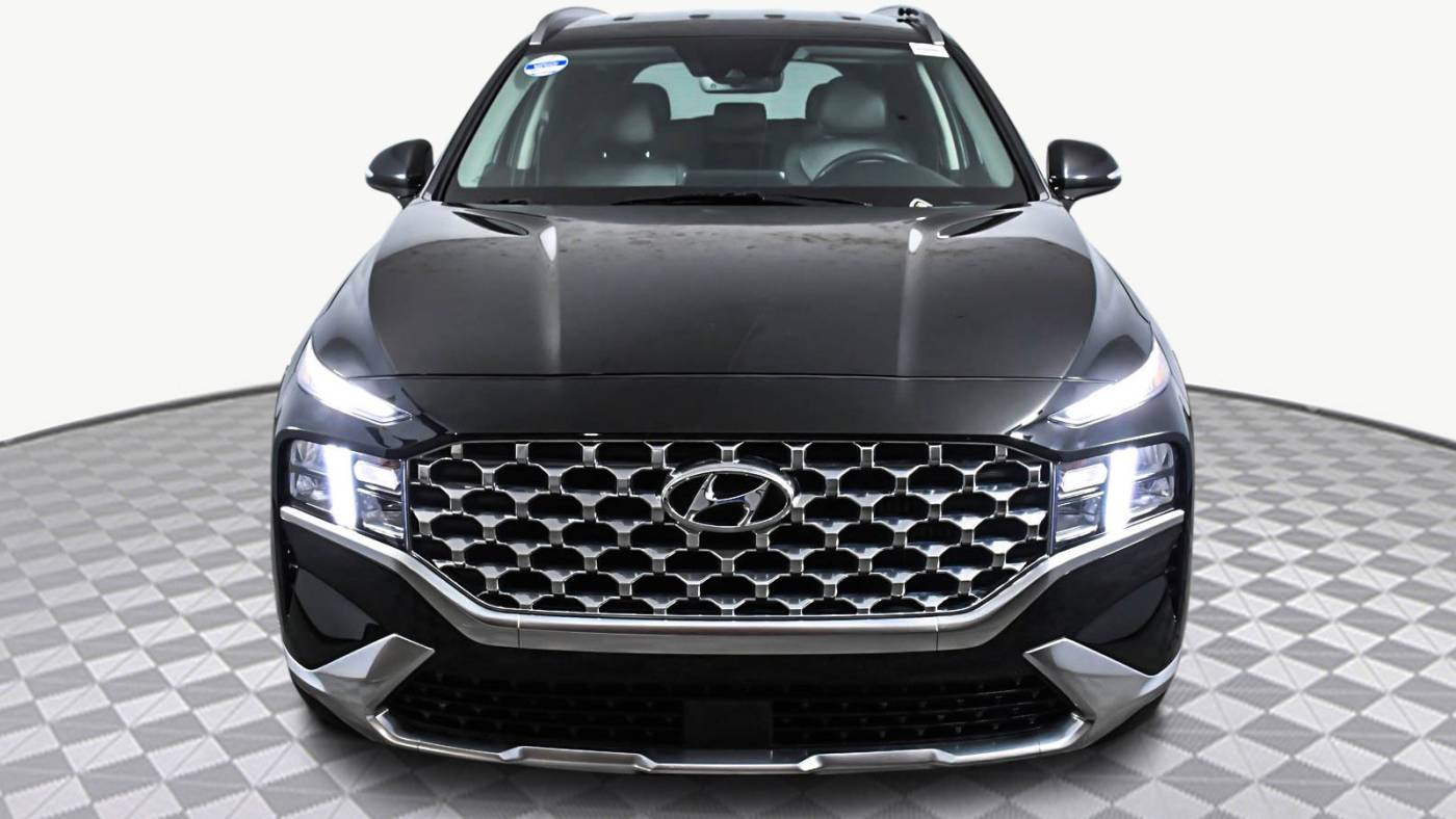 2023 hyundai santa fe hybrid blue