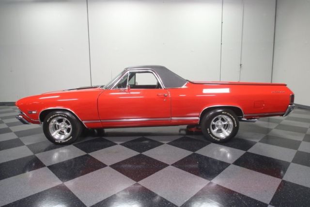 1968 chevrolet el camino 14890 miles red hardtop 327 v8 4 speed manual