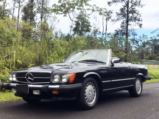 classic 1987 mercedes 560sl - low miles - original paint - 2 top roadster