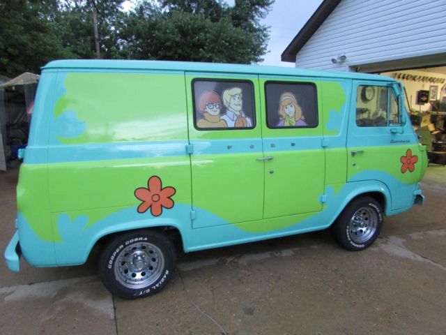 1965 ford econline (scooby doo) mystery machine van