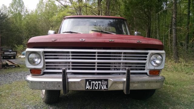 1969 ford f-100 base standard cab pickup 2-door 5.9l