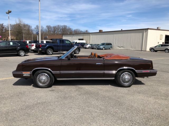 1983 chrysler lebaron convertible - only 21,000 actual miles!!!