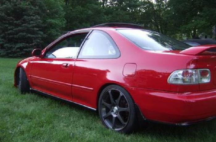1994 honda civic ex - red - 5 speed - 140k mi. in oneonta, ny