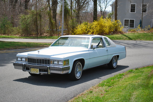 1977 cadillac deville - great condition - light blue