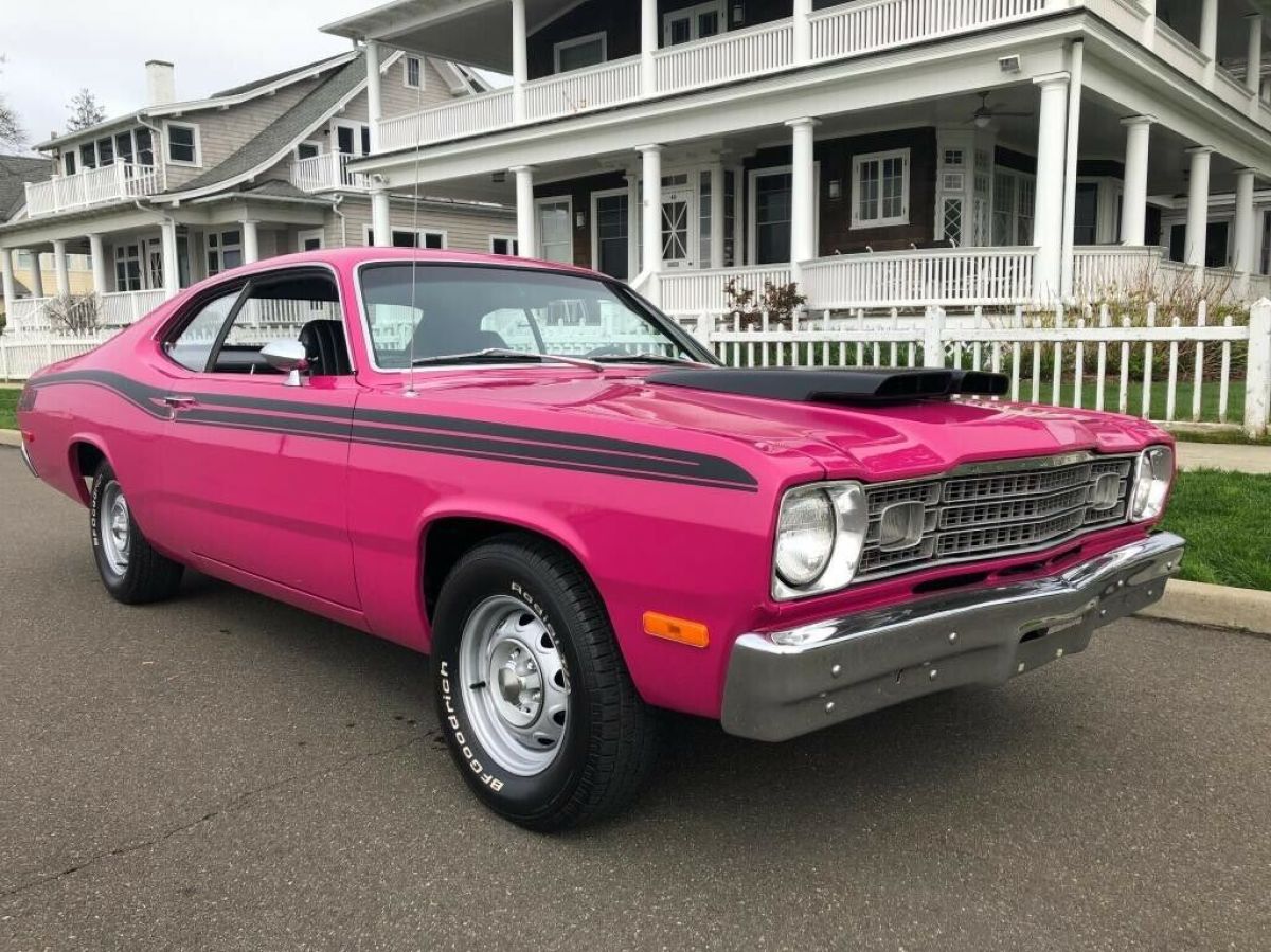 1973 plymouth duster coupe 340/tri=power real "h" code 4/speed