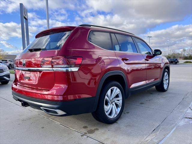 2021 volkswagen atlas 3.6l se w/technology