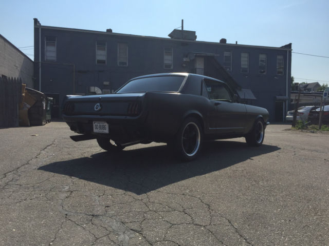 1965 ford mustang couple matte black original - custom car