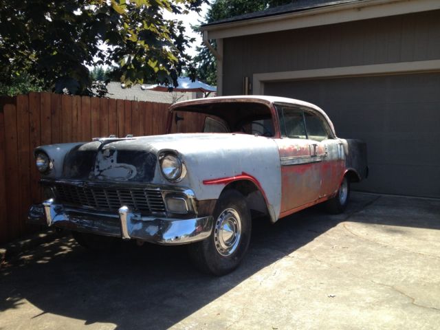 56 chevy bel air 4-door hardtop (sport sedan)