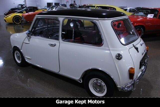 1967 austin mini cooper s white coupe 1275cc 4-cylinder 29601 miles