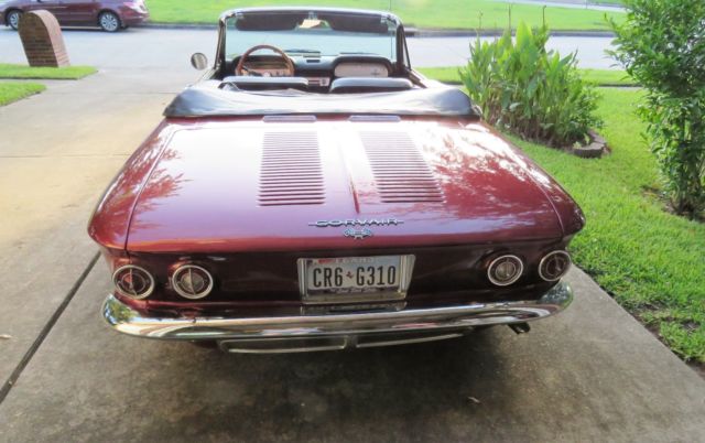 chevrolet: 1963 corvair monza 900 convertible