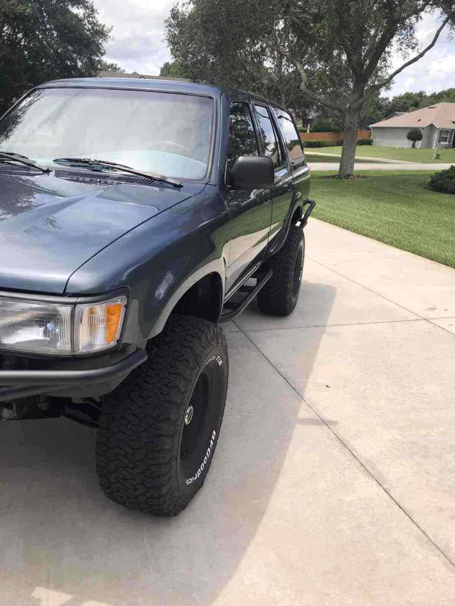 1992 toyota 4runner suv grey 4wd manual vn39 sr5