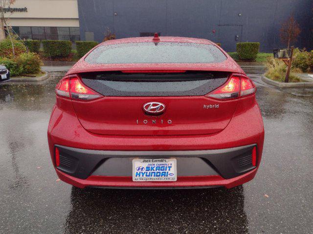 2021 hyundai ioniq hybrid blue