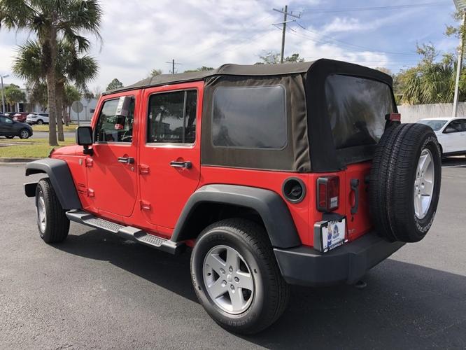 used 2013 jeep wrangler 4wd unlimited sport jacksonville, fl 32207 for sale in jacksonville, florida