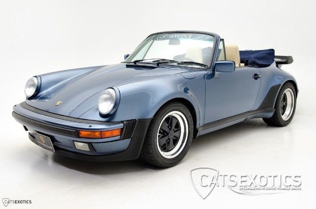 1988 1989 turbo cab cabriolet convertible blue rare 1 of 181