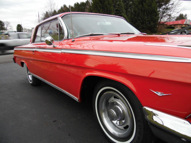 1962 chevrolet impala red on red with only 30k miles