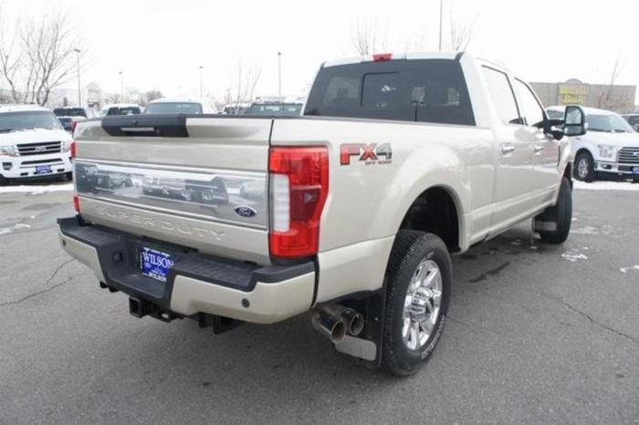 2017 ford f-350 super duty platinum 4x4 platinum 4dr crew cab 6.8 ft. sb srw pickup for sale in logan, utah