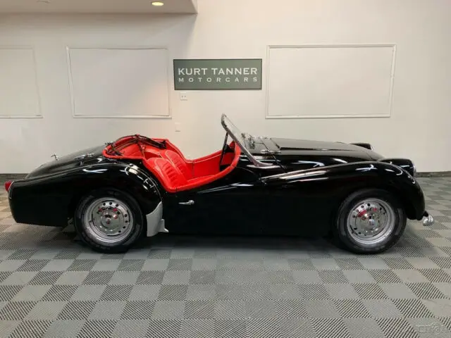 1962 triumph tr3a. 4-speed, disc wheels. correctly sequenced engine. good driver
