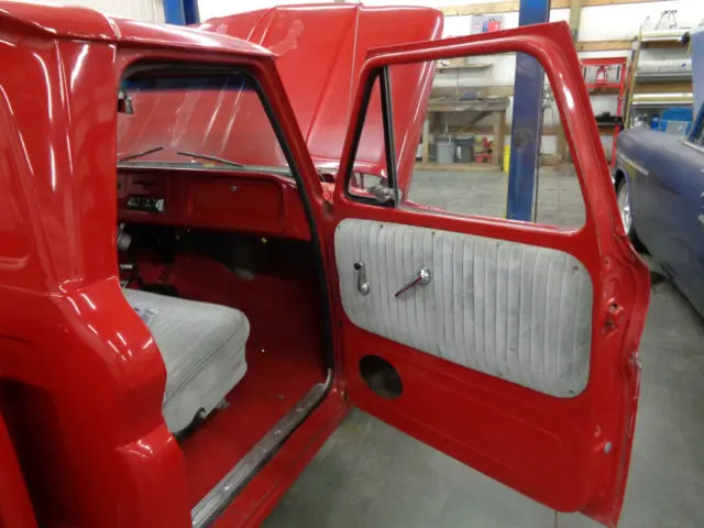 1966 chevy c10 factory short step side pickup 454 th-400 ca truck