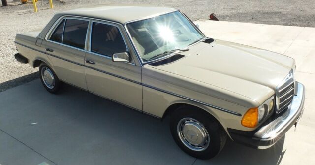 1982 mercedes-benz 240d diesel - tan 198,000 miles