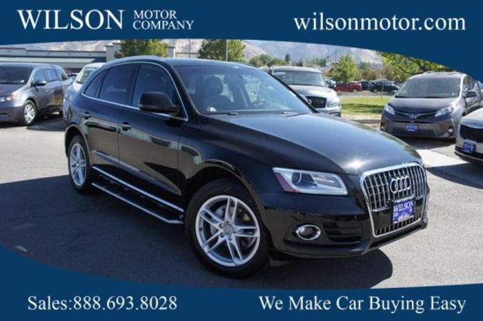 2015 audi q5 2.0t quattro premium plus awd 2.0t quattro premium plus 4dr suv for sale in logan, utah