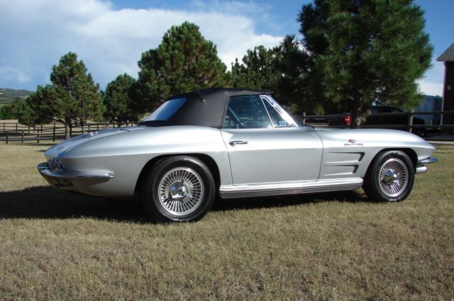 1964 corvette roadster, real deal fuel injected car. high quality