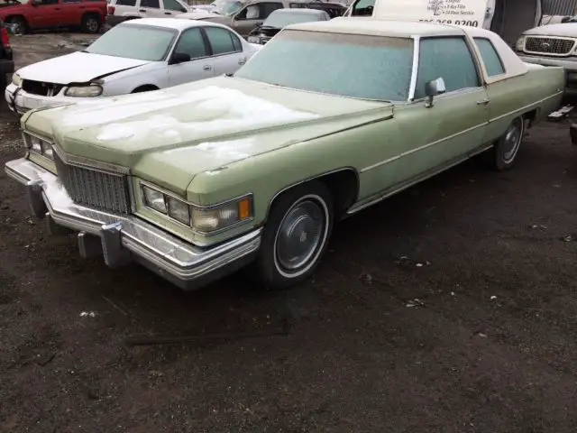 ~ 1975 cadillac coupe deville v8 500ci auto trans no reserve ~ complete