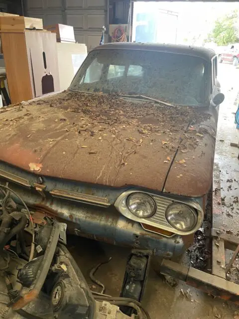 1962 chevrolet corvair blue rwd manual wagon