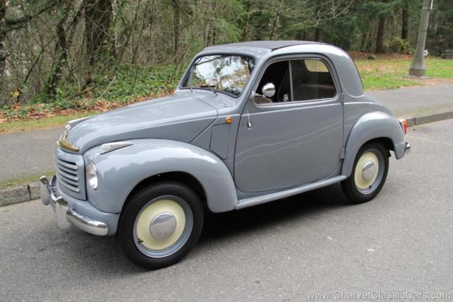1951 fiat 500 topolino convertible saloon - excellent! see video