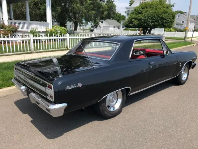 1964 chevrolet malibu ss custom black 283 v8 4/speed buckets !!