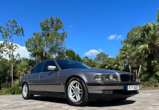 euro v8 7 series e38 with factory manual transmission, fl title, rare!!