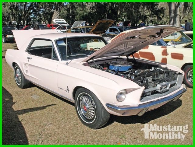 1967 ford mustang coupe, 289ci v8, auto transmission, original paperwork