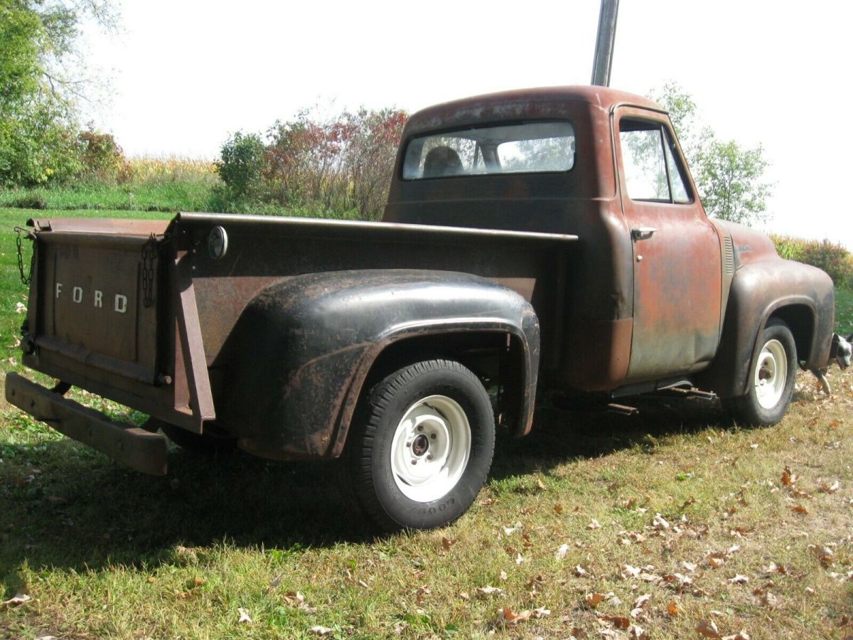 1954 ford f100 1/2ton short box project pickup f-100