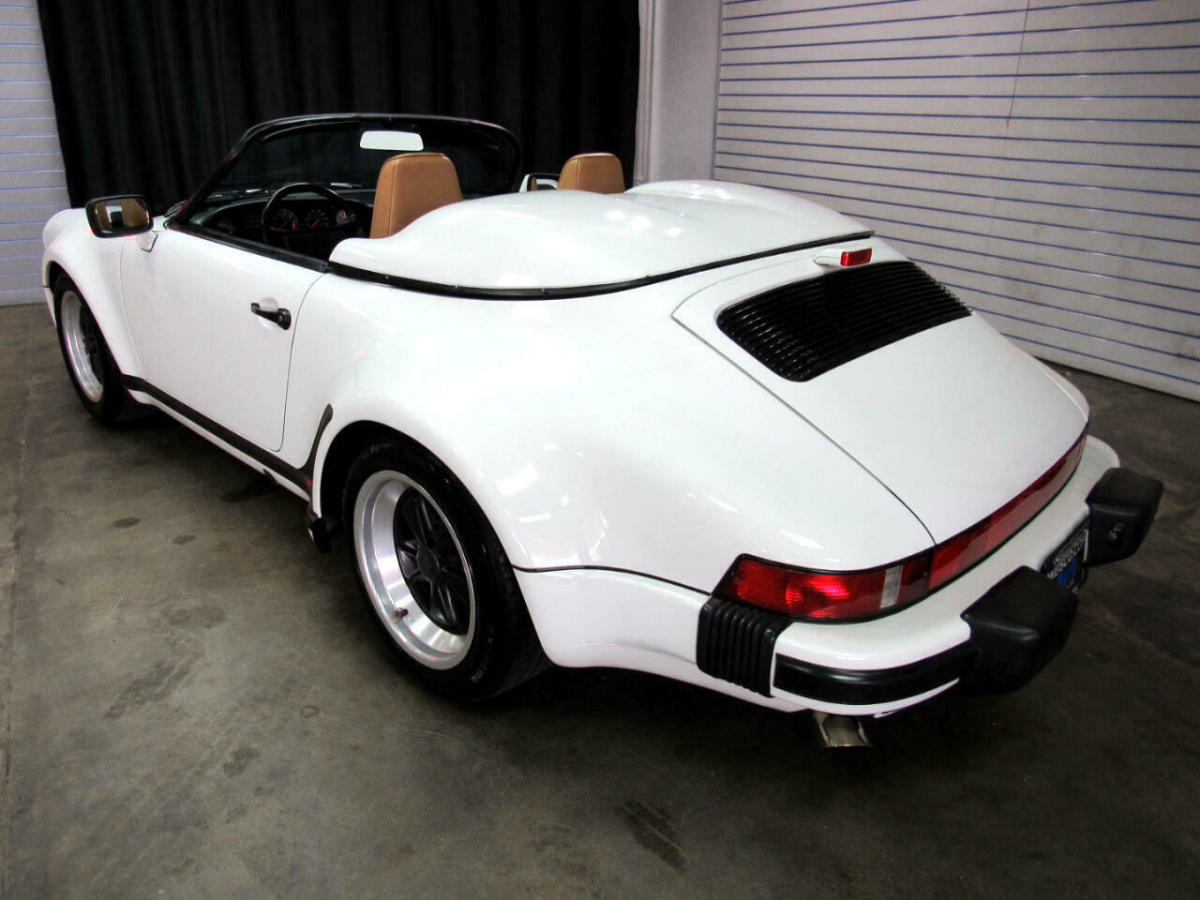 1989 porsche 911 carrera speedster 18,092 miles white convertible 3.2l l6 sohc 1