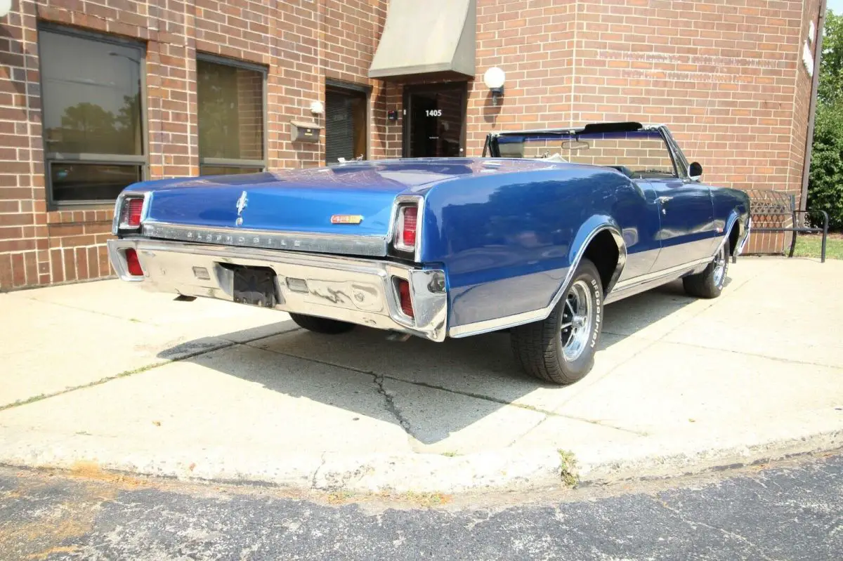 1967 oldsmobile 442 convertible - cutlass 442 - 400 v8 automatic buckets console
