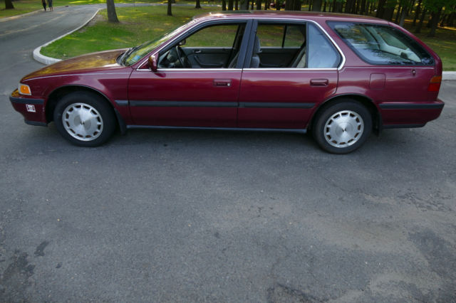 red 1993 ex station wagon in excellent shape, nj inspection good till may 2017