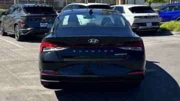 2021 hyundai elantra hybrid blue