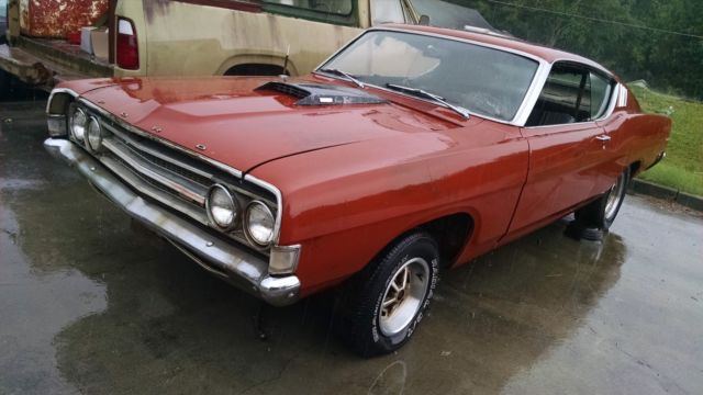 1969 ford torino gt sportsroof 428-4v cobra jet ram air 4 speed 9" 3.50 trac-lok