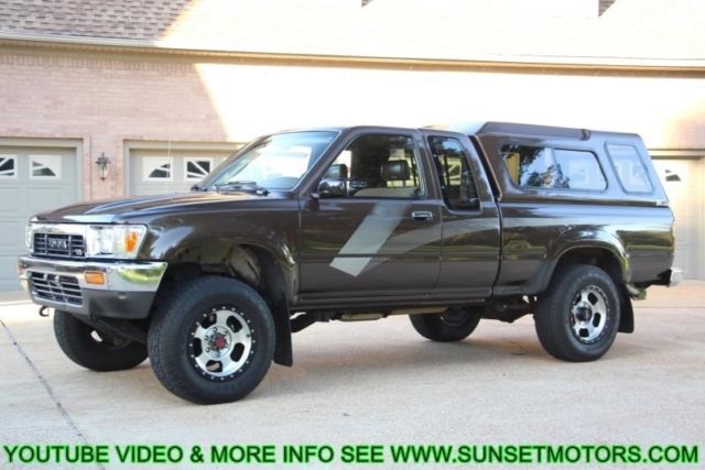 california survivor 1989 toyota truck extended cab 4x4 rust free 3.0l v6 tacoma