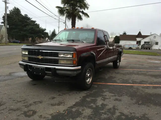1993 chevrolet 3500 6.5l diesel extended cab 4x4 - no reserve