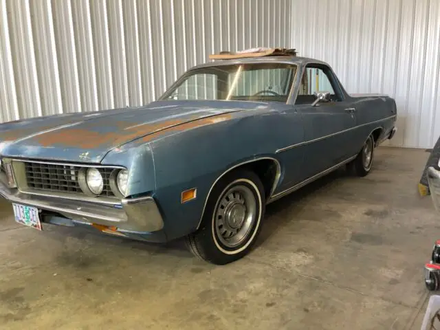 1971 ford blue ranchero 500 survivor