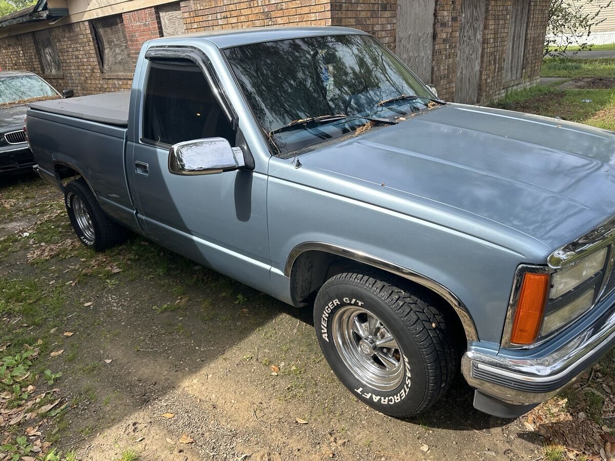 1991 gmc sierra blue c1500