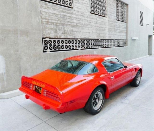 1975 pontiac firebird trans am 92141 miles red coup 400 manual