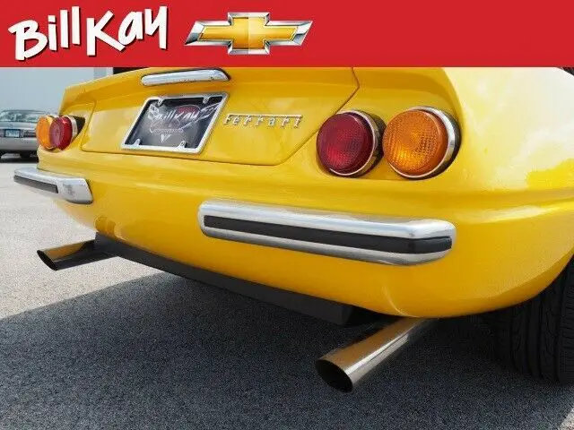 1973 ferrari 365 gtb 1262 miles yellow convertible not specified automatic