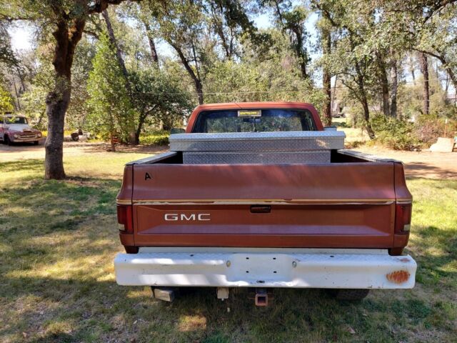 1976 gmc k10 pickup brown 4wd automatic